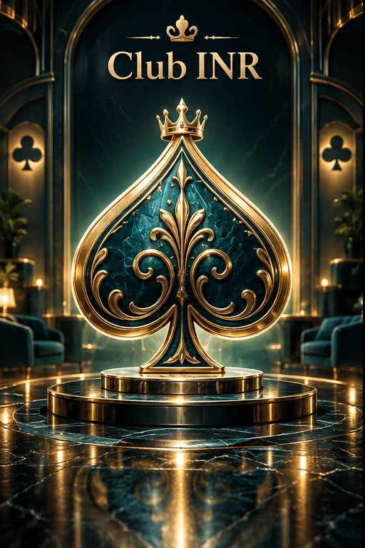 Club INR — Teal clubhouse welcome (illustrative concept)